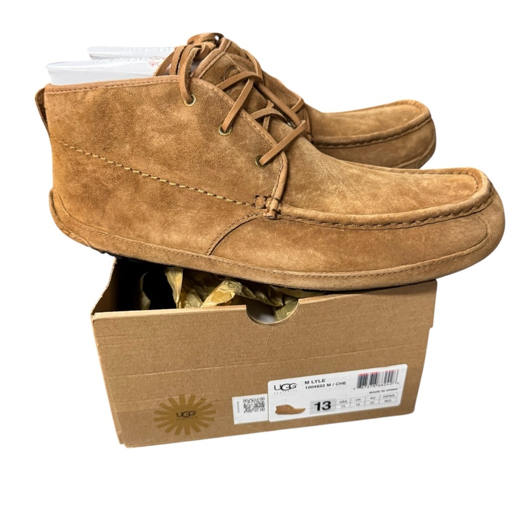 UGG Australia Mens Lyle Slipper Metal Size 13 new no box brown suede UGG